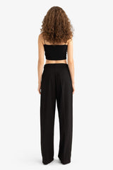 Straight Fit Fleto Pocket Normal Waist Standard Length Trousers