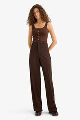 Straight Fit Fleto Pocket Normal Waist Standard Length Trousers