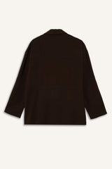 Regular Fit Tencel Jacket with Elastic Waistband