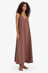V-Neck Modal Strap Maxi Dress