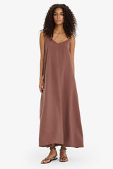 V-Neck Modal Strap Maxi Dress