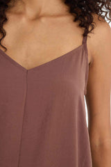 V-Neck Modal Strap Maxi Dress