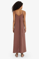 V-Neck Modal Strap Maxi Dress