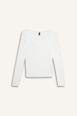 Slim Fit Slim Cut Basic Plain Modal Long Sleeve T-Shirt