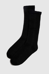 Girls' 2-Pack Cotton Knee-High School Socks