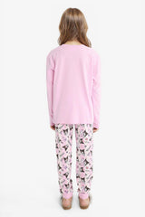 Girls Kuromi Pajama Set Long Sleeve Top Long Bottom
