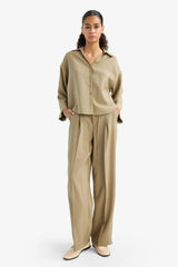 Wide Leg High Waist Wide Leg Modal Pants
