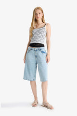 Cool Fitted Lace Tank Top