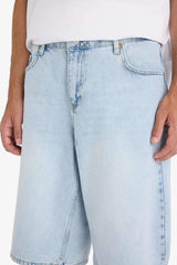 100% Cotton Baggy Fit Jean Bermuda Shorts