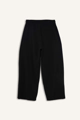 Barrel Fit Wide Straight Leg Pocket Trousers