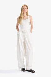 Cool Barrel Fit Normal Waist Poplin Trousers