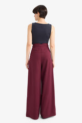 Wide Leg Double Pocket Trousers