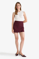 High Waist Short Skirt