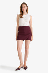 High Waist Short Skirt