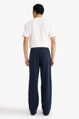 Wide Leg Sweatpants with Drawstring Waist