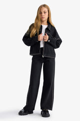 Girl's Wide Leg Jeans