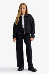 Girl's Wide Leg Jeans