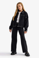 Girl's Wide Leg Jeans