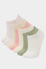 Girls 7-Pack Cotton Ankle Socks