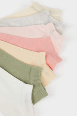 Girls 7-Pack Cotton Ankle Socks