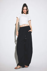 Cool Barrel Fit Thick Fabric Trousers