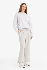 Cool Barrel Fit Thick Fabric Trousers