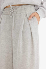 Cool Barrel Fit Thick Fabric Trousers