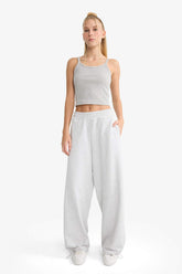 Cool Barrel Fit Elastic Waist Wide Leg Sweatpants