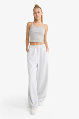 Cool Barrel Fit Elastic Waist Wide Leg Sweatpants