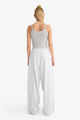 Cool Barrel Fit Elastic Waist Wide Leg Sweatpants