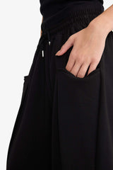 Cool Barrel Fit Wide Leg Sweatpants with Tie Waist