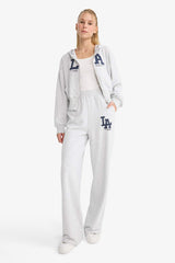 Cool Wide Leg Elastic Waist Printed Sweatpants