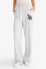 Cool Wide Leg Elastic Waist Printed Sweatpants