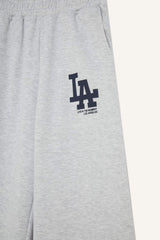 Cool Wide Leg Elastic Waist Printed Sweatpants