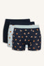 Regular Fit Printed 3-Pack Boxer