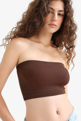 Fitted Seamless Strapless Blouse