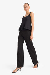 Fitted Square Neck Strappy Blouse