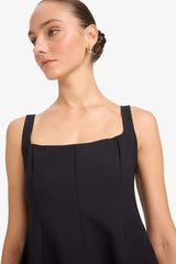 Fitted Square Neck Strappy Blouse