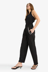 Baggy Fit Double Pocket Normal Waist Standard Length Trousers