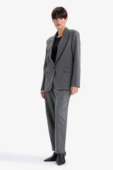 Regular Fit Buttoned Blazer Jacket