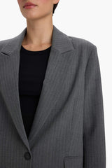 Regular Fit Buttoned Blazer Jacket