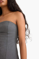 Fitted Strapless Blouse