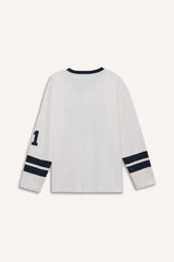 Yale University Regular Fit V-Neck Long Sleeve T-Shirt