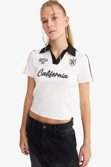 Cool Fitted Printed Rib Short Sleeve T-Shirt