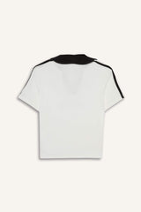 Cool Fitted Printed Rib Short Sleeve T-Shirt