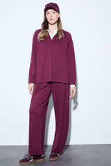 Regular Fit Boat Neck Long Sleeve Tunic