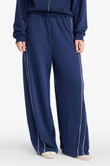 Elastic Waist Wide Leg Sweatpants