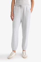 Basic Plain Pocketed Waist Tied Thick Jogger Sweatpants