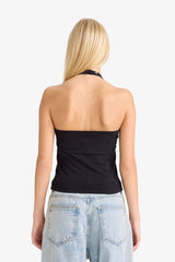 Fitted Halter Neck Tank Top