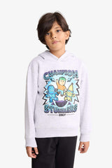Boys Stumble Guys Hooded Sweatshirt with Soft Fur Inside